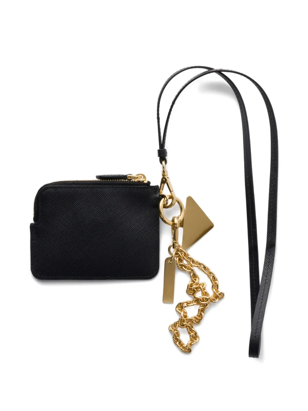 Prada Leren portemonnee - Zwart