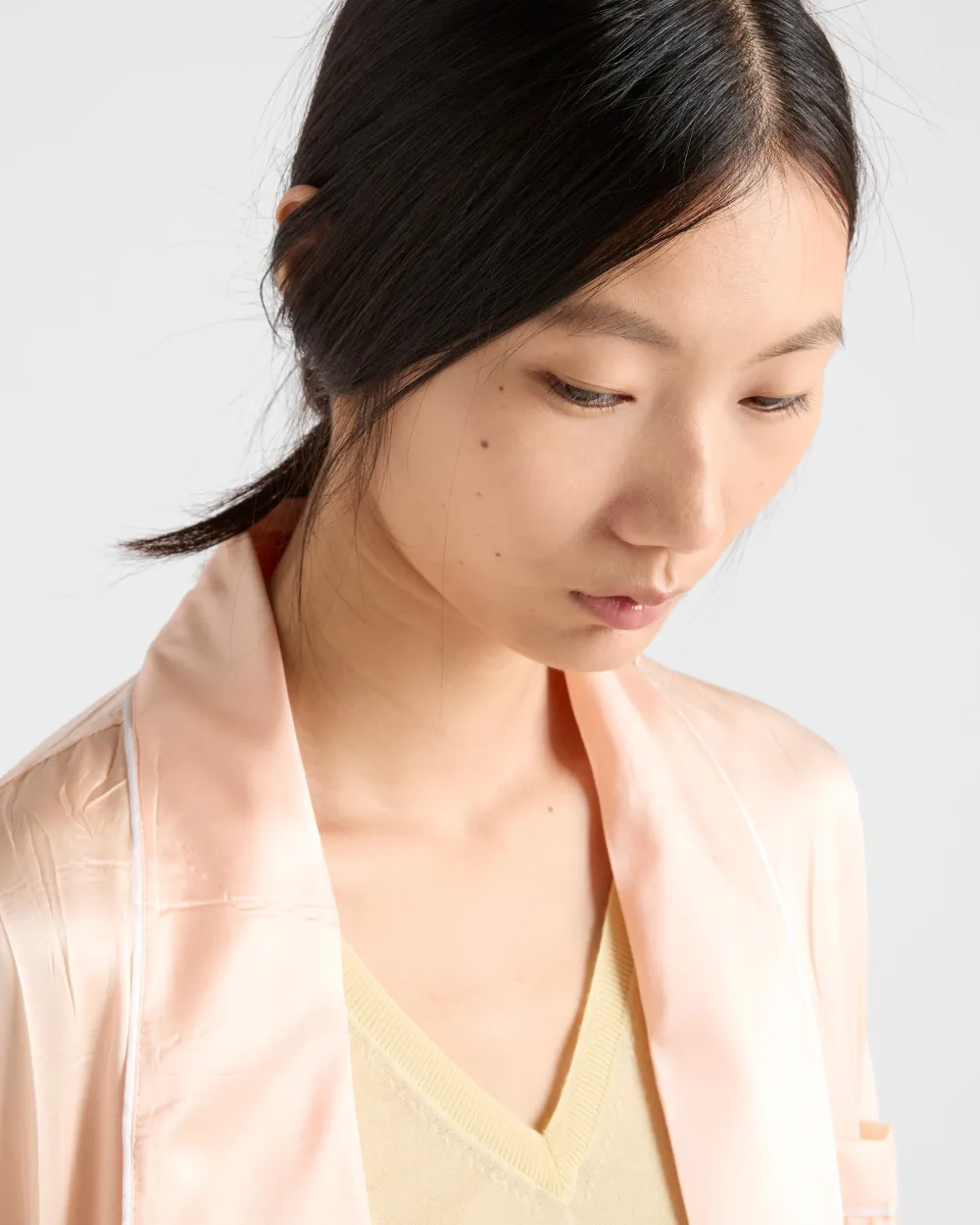 Prada Long-sleeve Sweater In Neutral