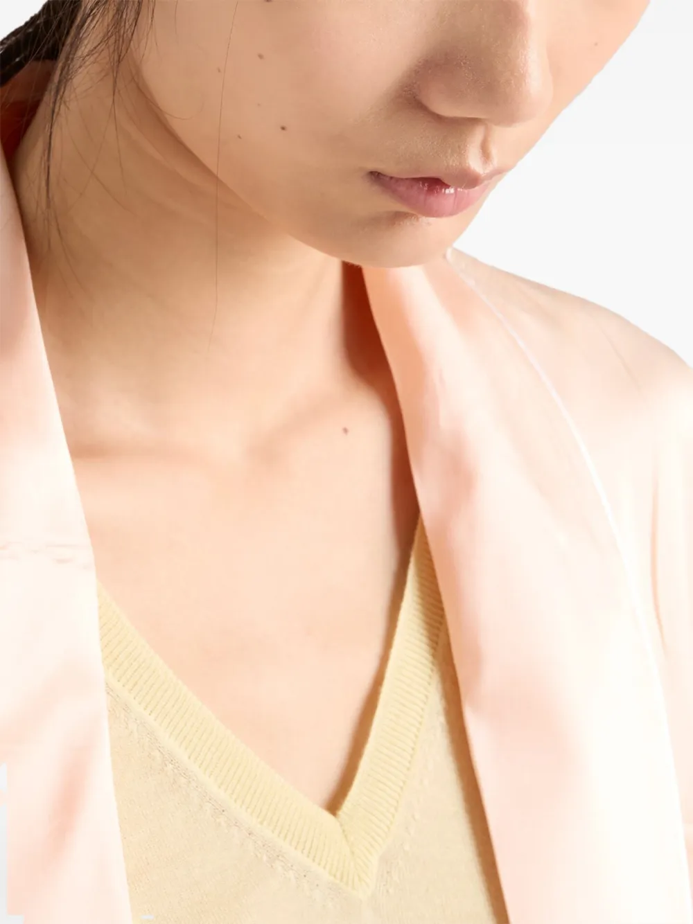 Prada long-sleeve sweater Geel