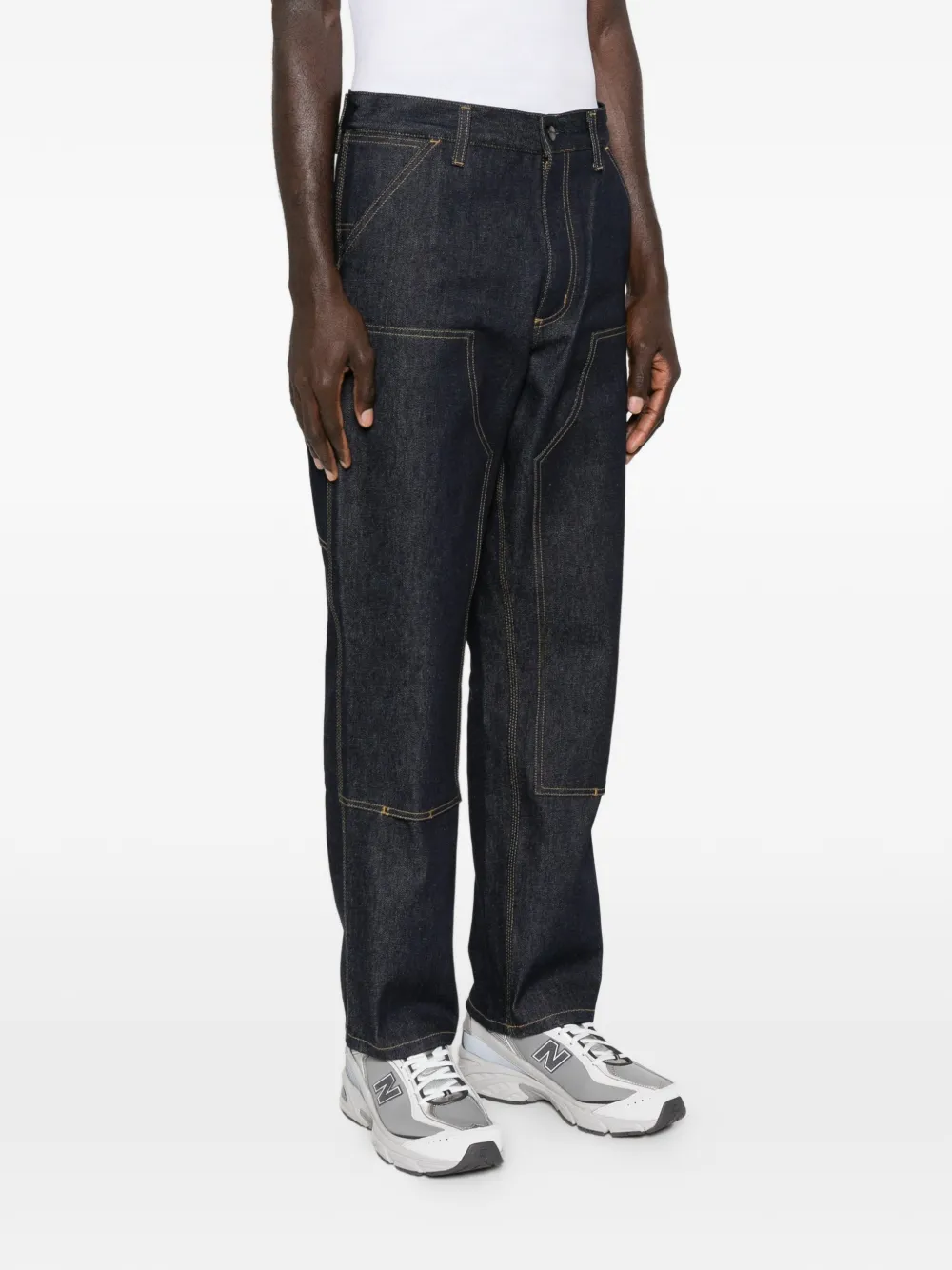 Carhartt WIP Jeans met vlakken Blauw
