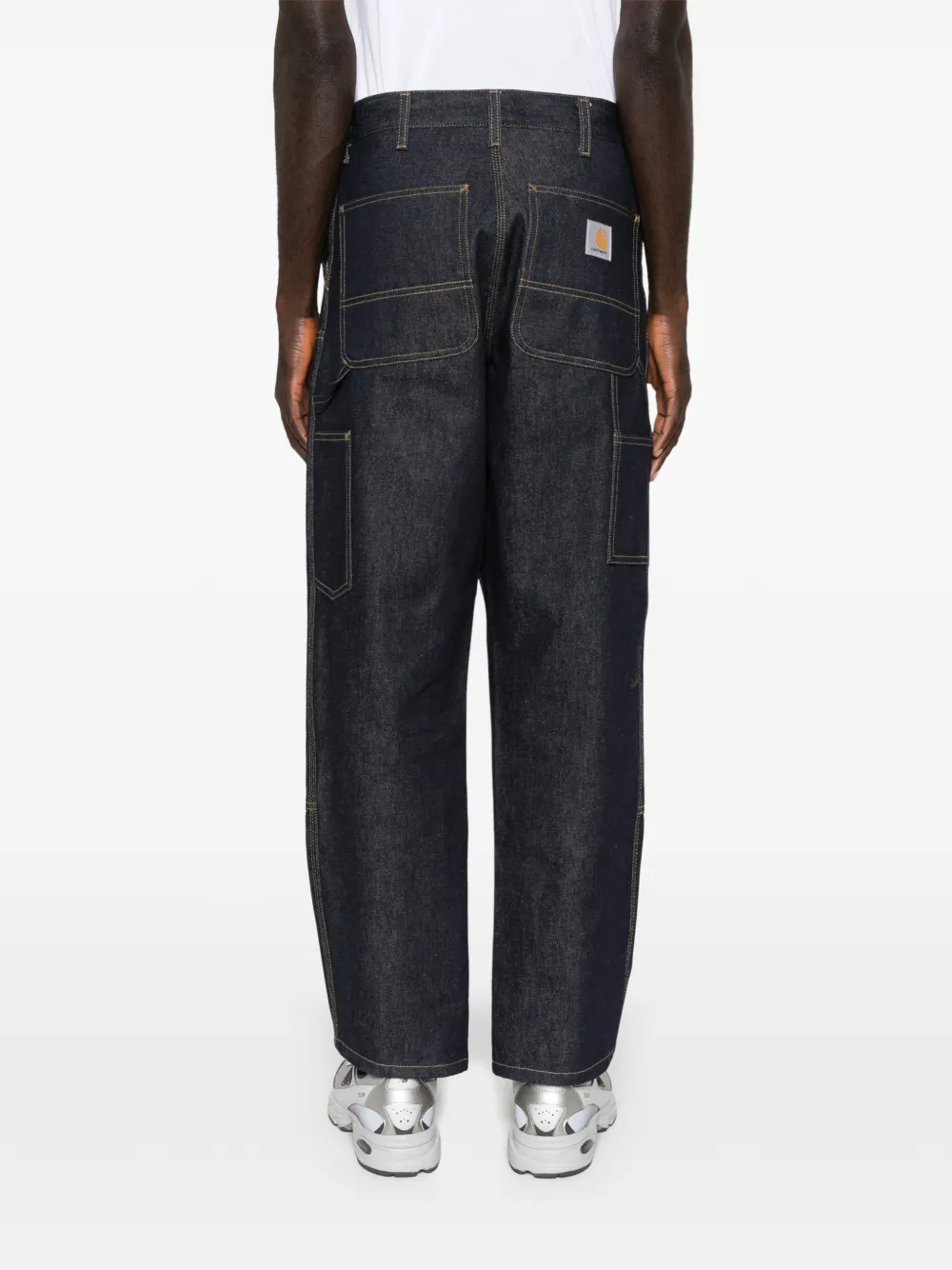 Carhartt WIP Jeans met vlakken Blauw