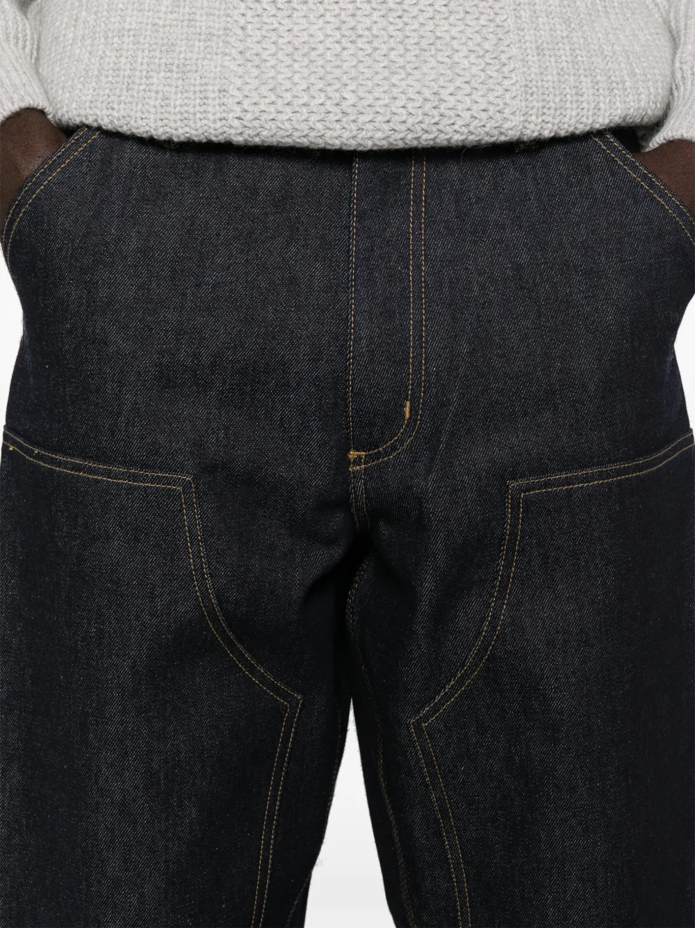 Carhartt WIP Jeans met vlakken Blauw