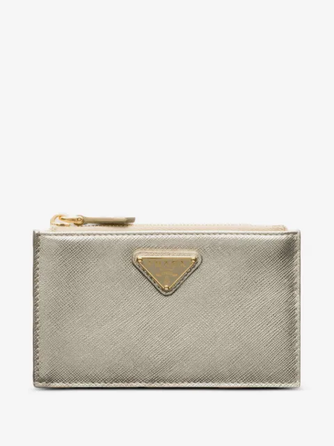 Prada pung med lynlås og logo