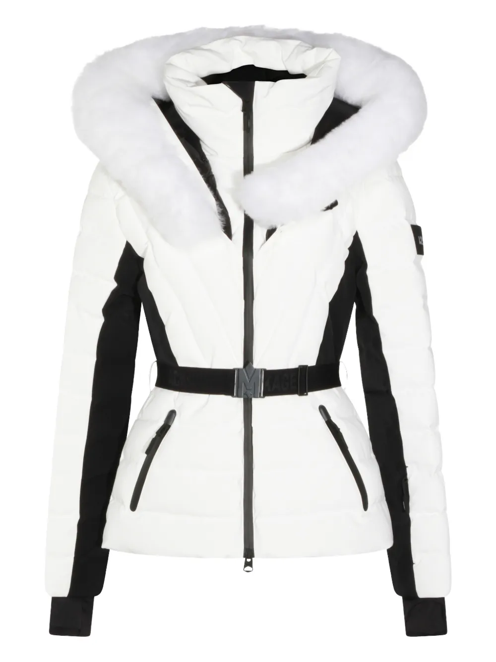 Mackage belted-waist ski jacket | White | Image 1
