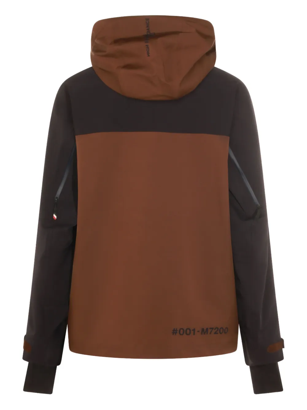 Moncler Grenoble hooded ski jacket - Bruin