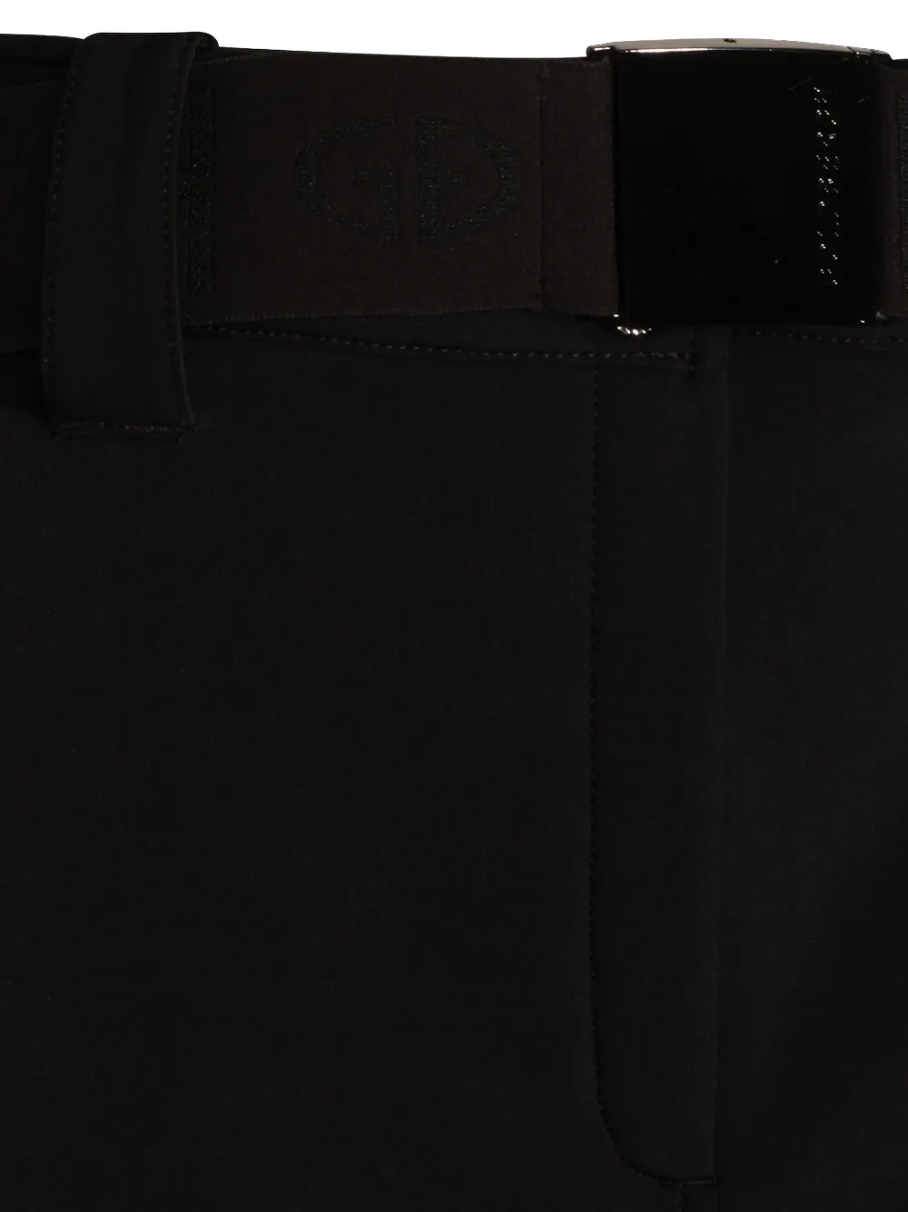 Goldbergh zipped-cuffs trousers Zwart