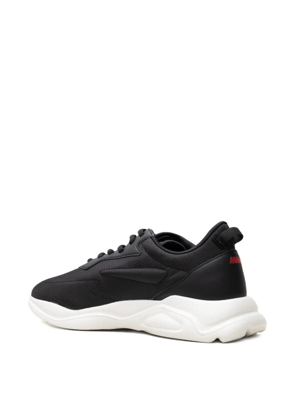 HUGO lace-up fastening sneakers Zwart