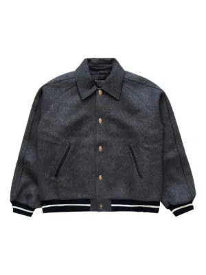 Burberry check-stitch Jacket | Blue | FARFETCH