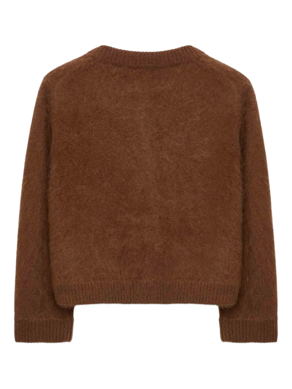  Dorothee Schumacher Fluffy Statements Pocket Button Cardigan - Brown 