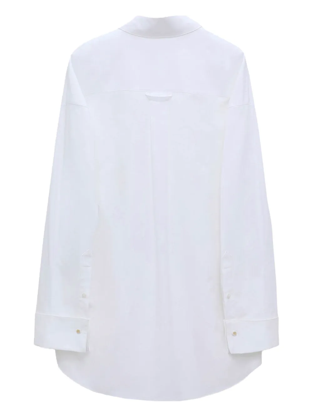 Dorothee Schumacher Poplin Shirt With Xl Sequin Bow In White