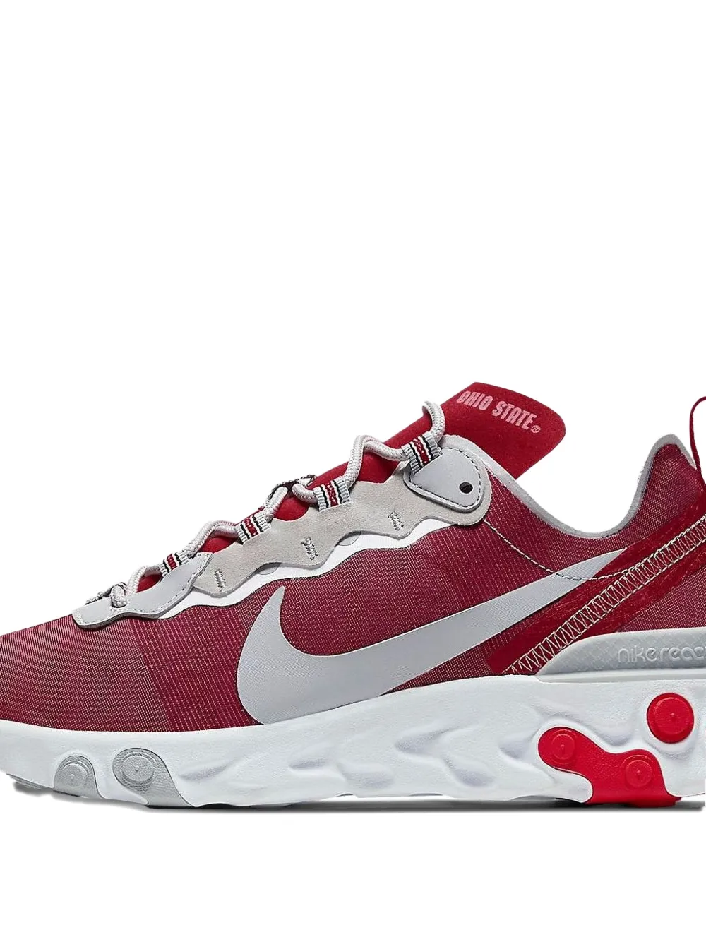 Nike React Element 55 low-top sneakers Rood