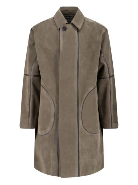 Massimo Osti Studio button-fastening single-breasted coat