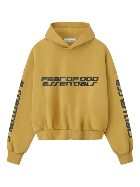 FEAR OF GOD ESSENTIALS Hoodie aus Fleece mit Print