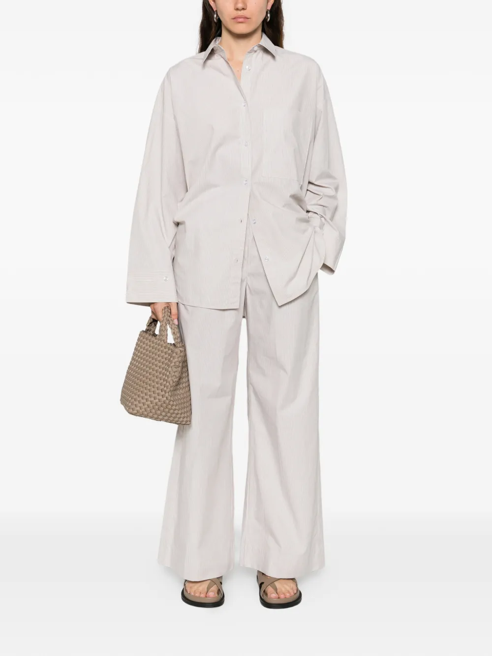 By Malene Birger pocket cotton tailoring - Beige