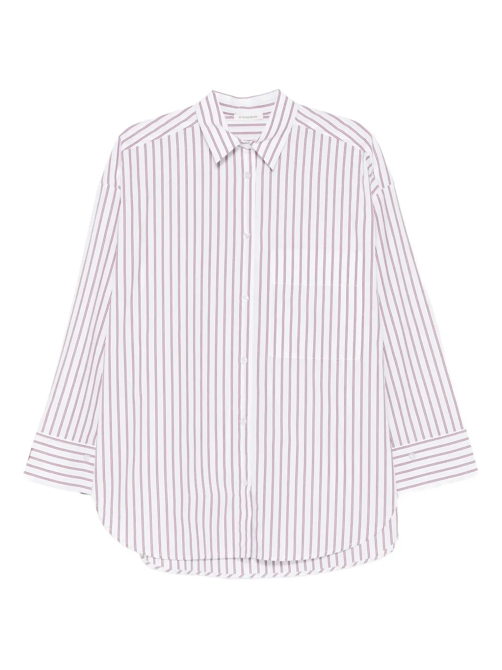 By Malene Birger striped organic cotton tailoring - Weiß