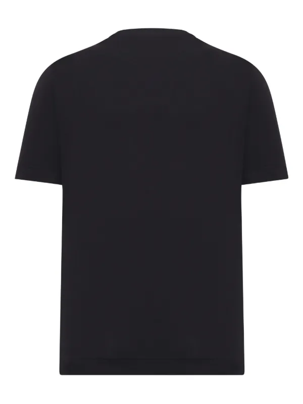 FENDI graphic-embroidered T-Shirt | Black | FARFETCH