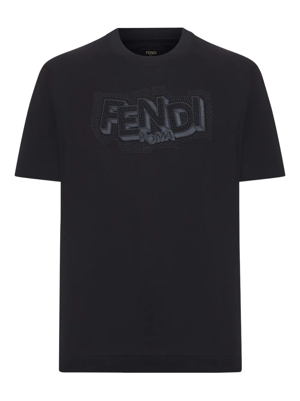 FENDI playera con bordado gráfico | negro | Image 1