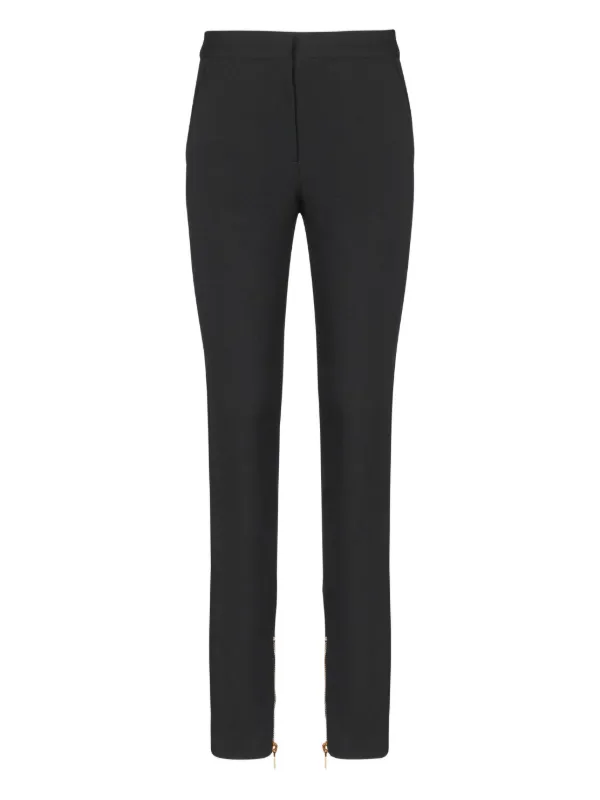 パンツ balmain coated pants Balmain ジップカフス パンツ | ブラック | FARFETCH JP