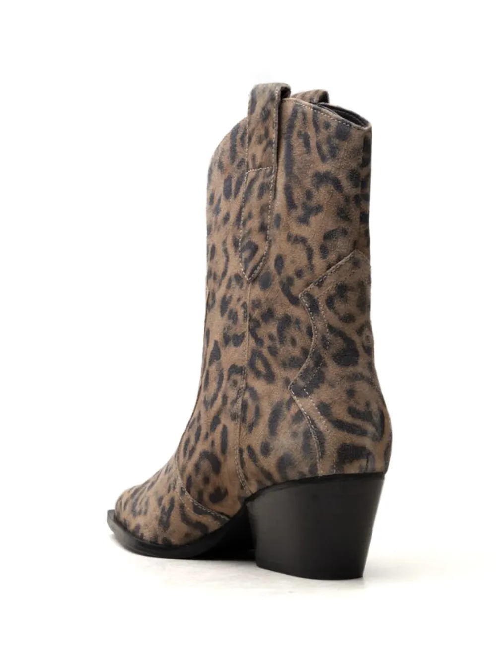 Free People Laarzen met Western-stijl en luipaardprint Beige