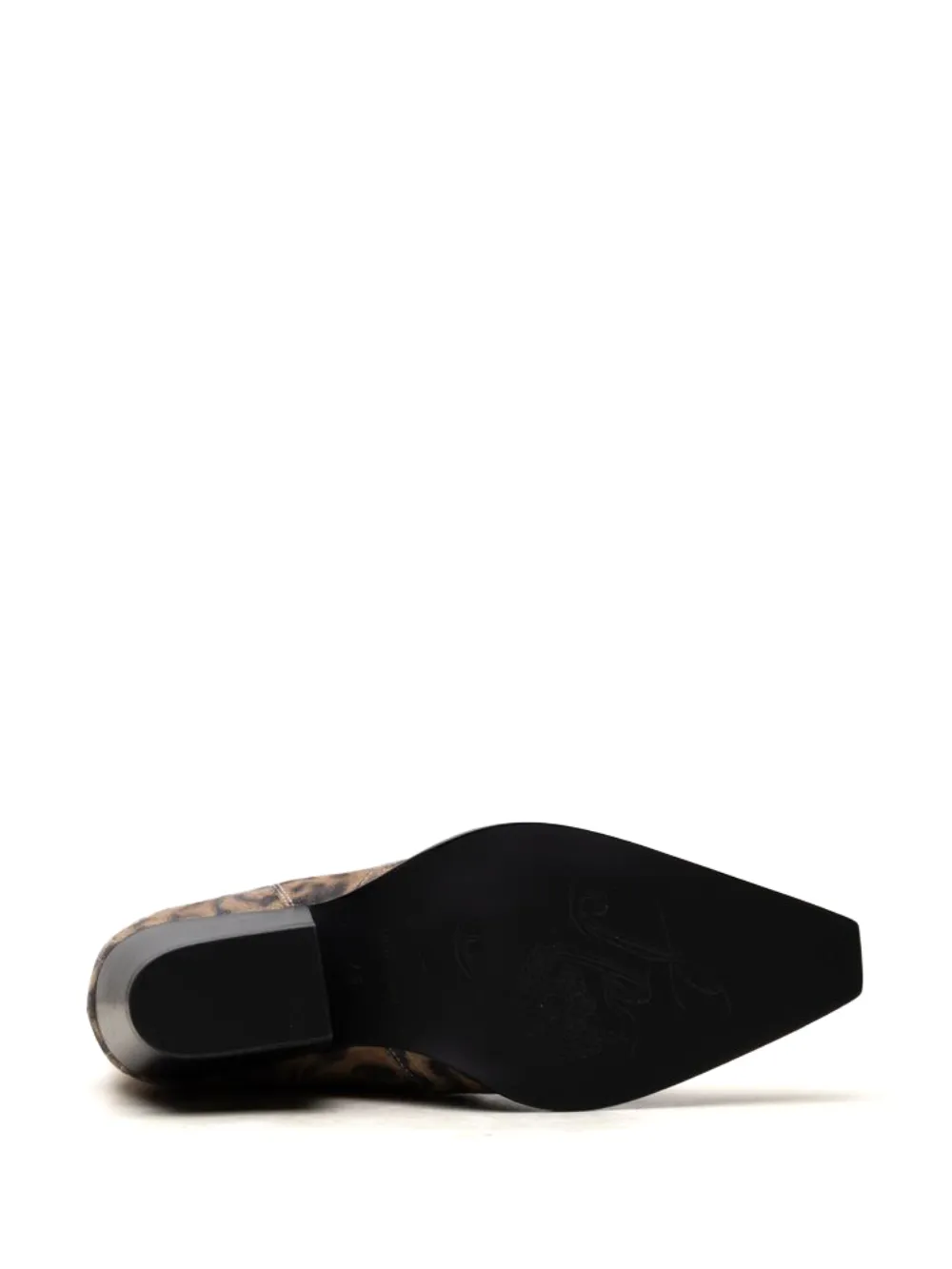 Free People Laarzen met Western-stijl en luipaardprint Beige