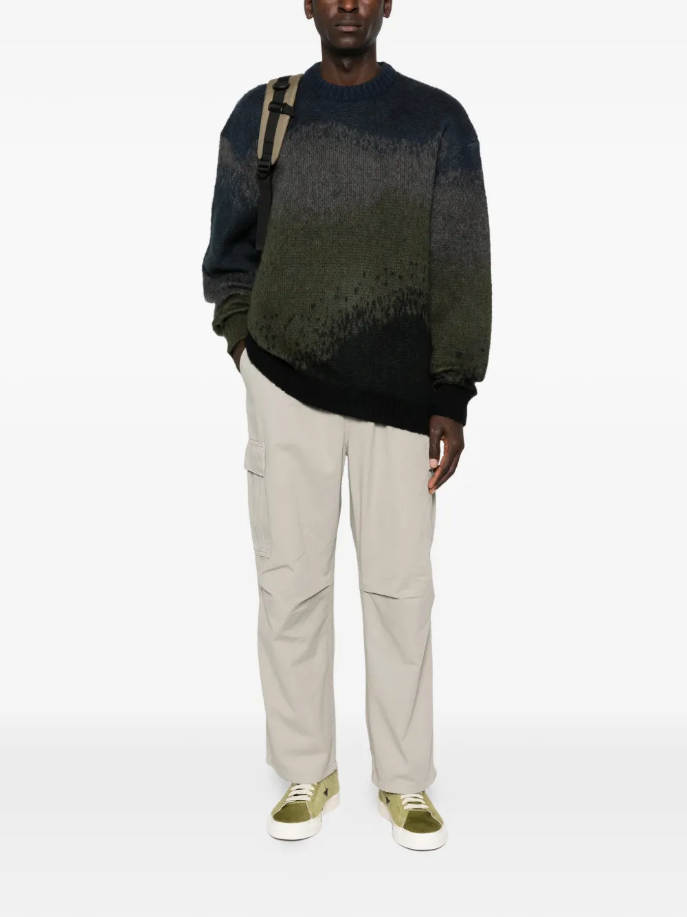 Carhartt WIP Tinley colour-block crew-neck sweater | Knitted Sweaters | Image 2