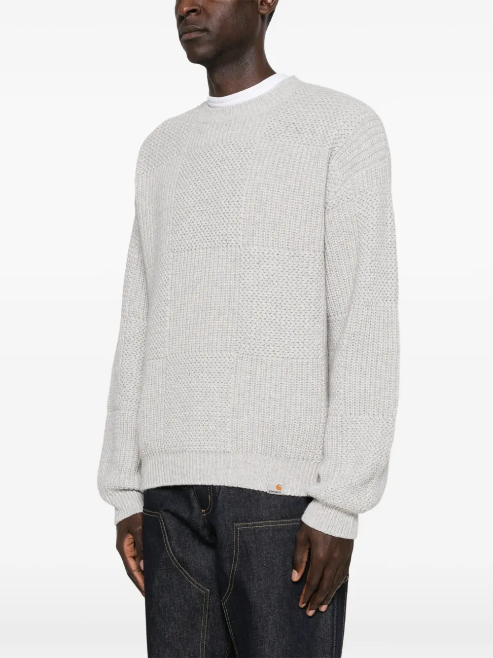  Carhartt Wip Textured Sweater - Grey 