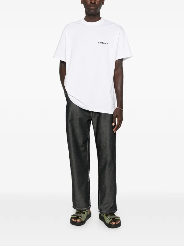 カーハート コントラストステッチ ブラック デニムパンツ Carhartt WIP OG コントラストステッチ ジーンズ | ブラック | FARFETCH JP