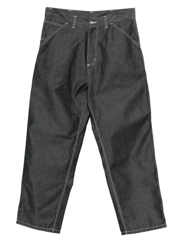 カーハート コントラストステッチ ブラック デニムパンツ Carhartt WIP OG コントラストステッチ ジーンズ | ブラック | FARFETCH JP