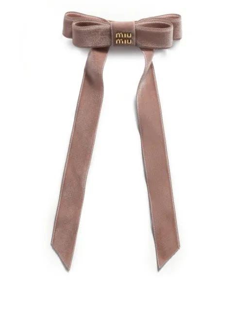 Miu Miu lettering-logo hair clip