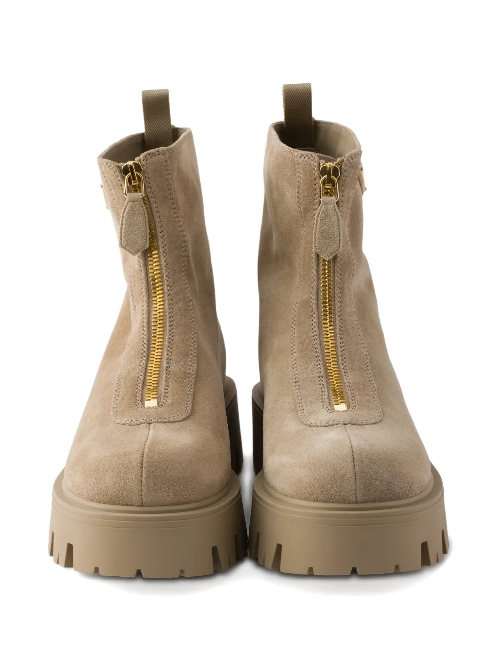 Prada Laarzen met rits Bruin