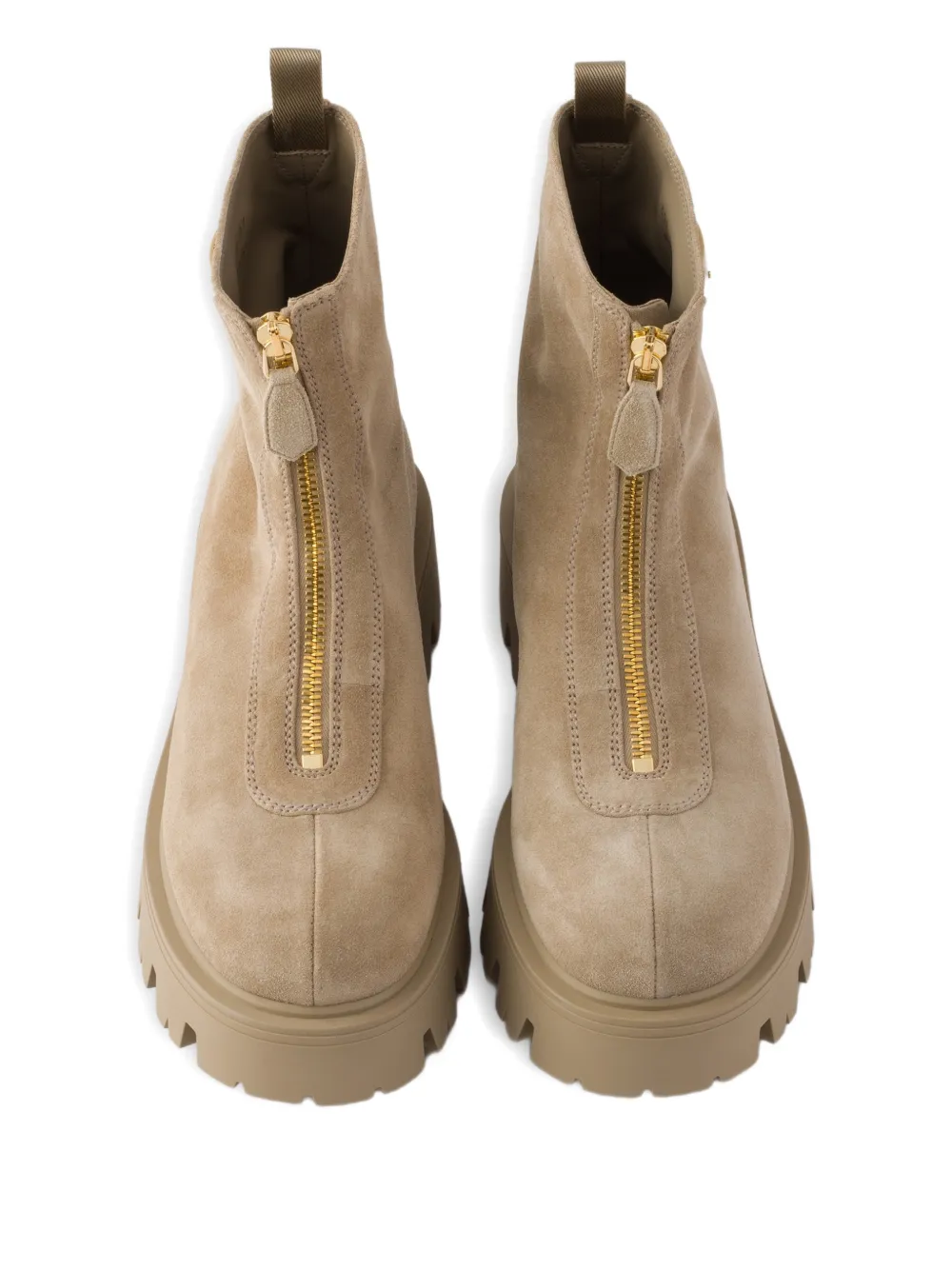 Prada Laarzen met rits Bruin