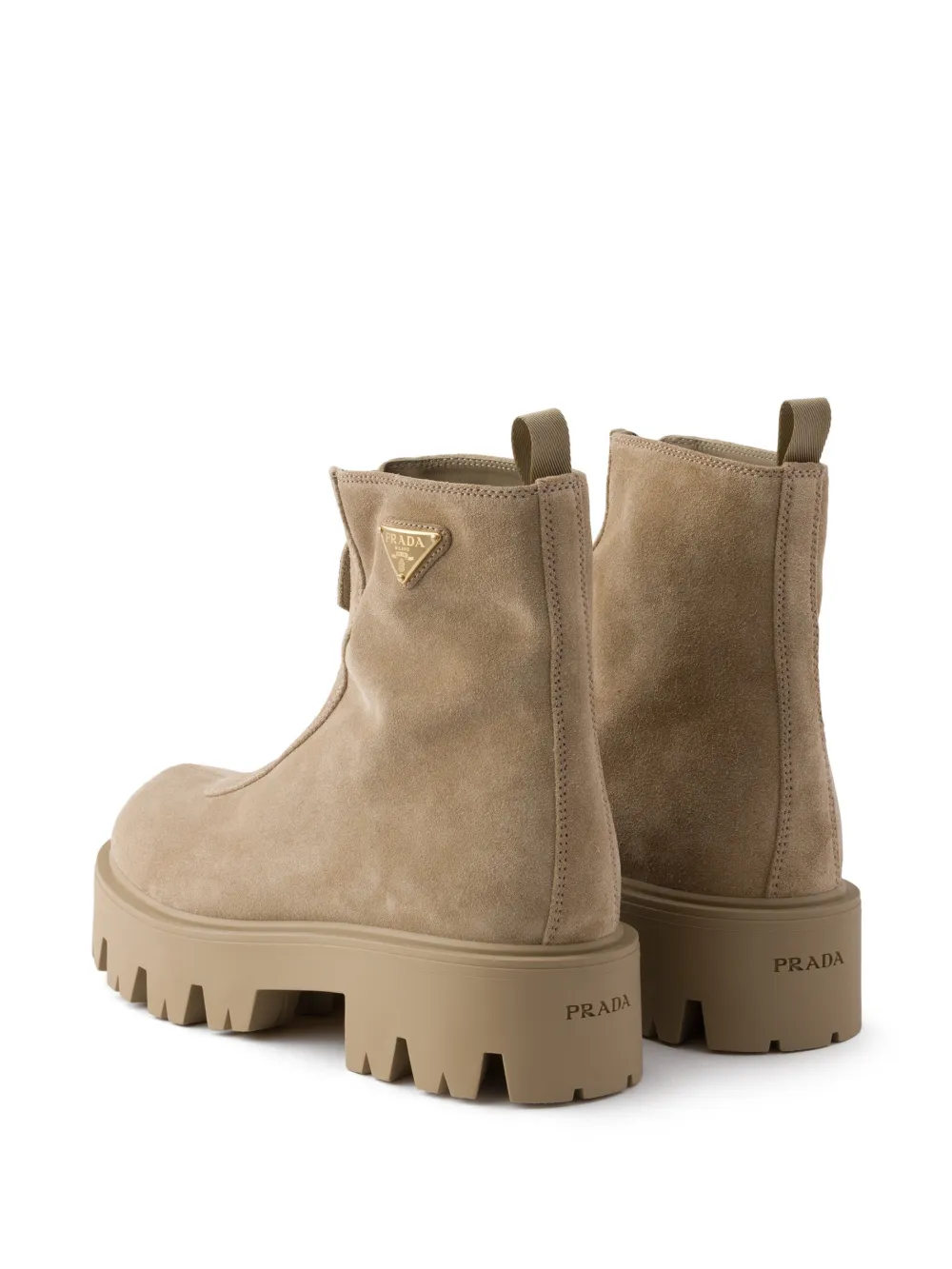 Prada Laarzen met rits Bruin