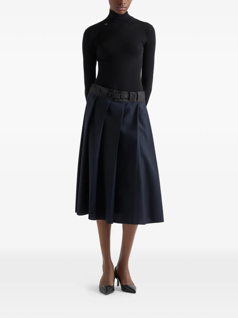 Prada ribbed logo turtleneck sweater | Suéteres | Image 2