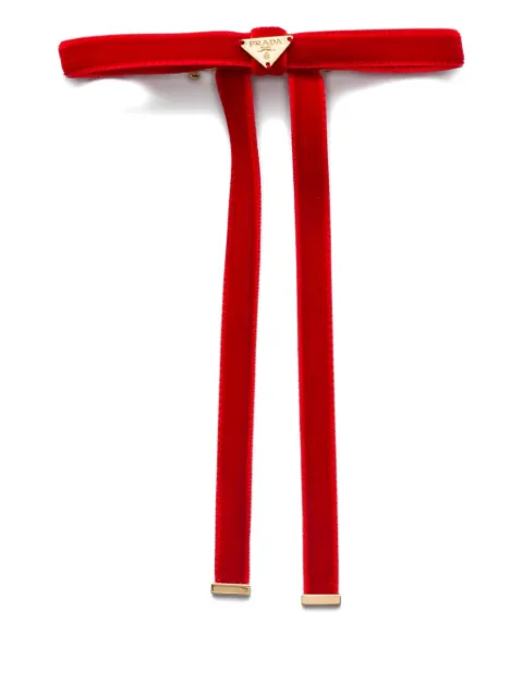 Prada Fermaglio in velluto