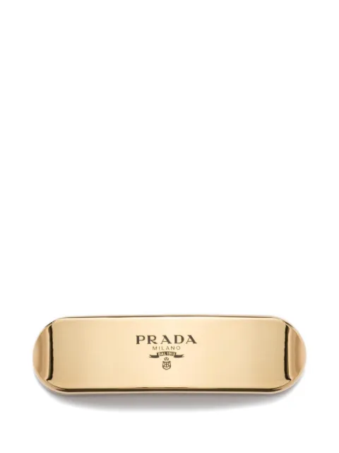 Prada Logo hair clip