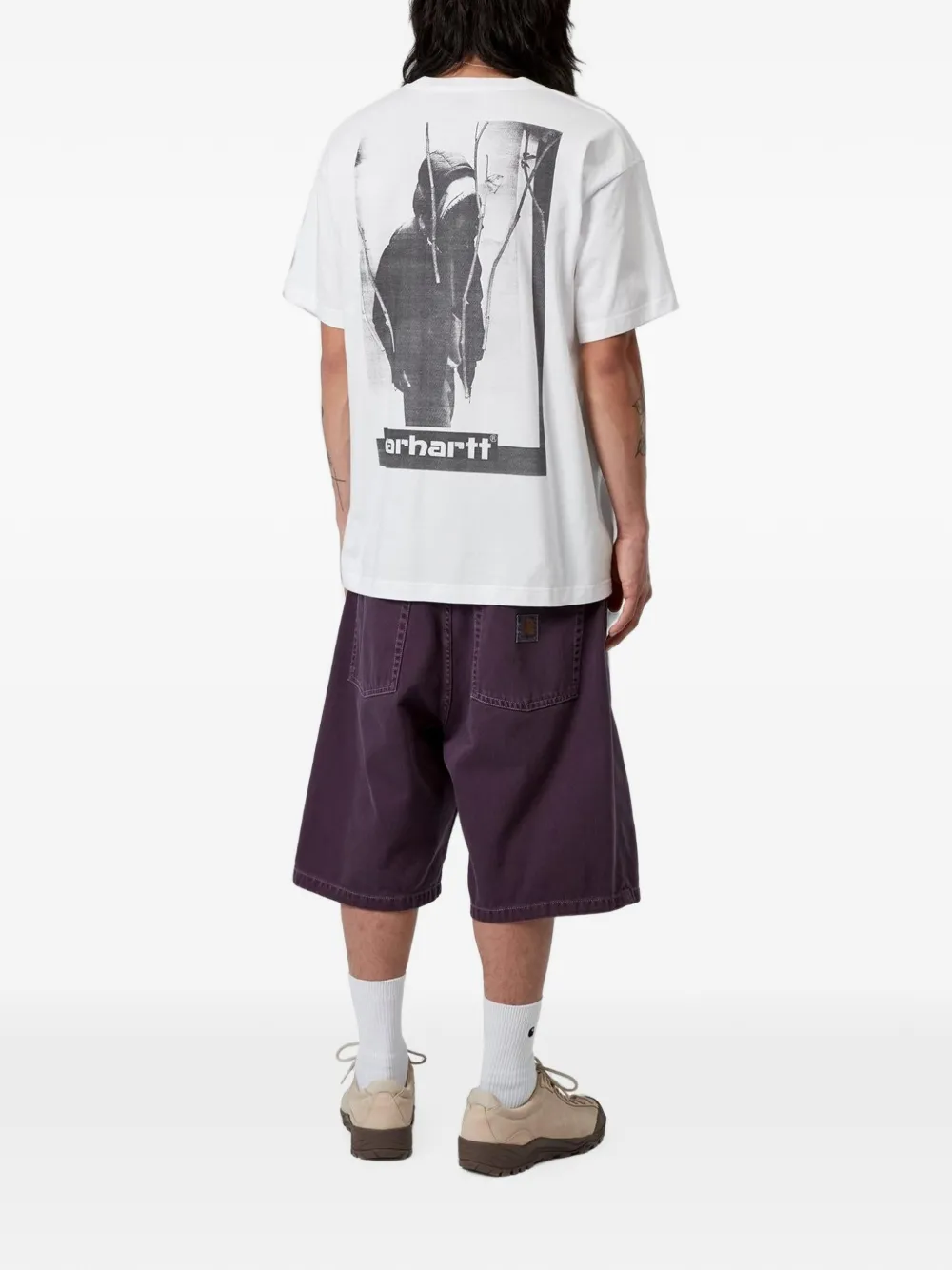 Carhartt WIP Archive Script T-shirt met logo Wit