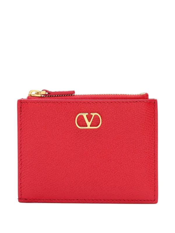Valentino Garavani Vロゴ シグネチャー カードケース | レッド