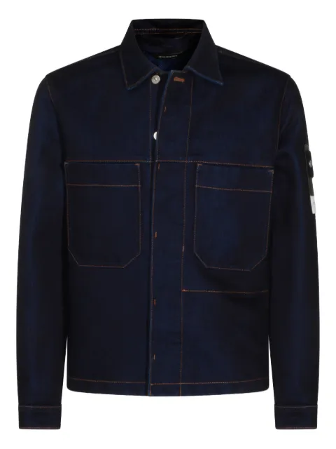 Stone Island patch-pocket shirt jacket