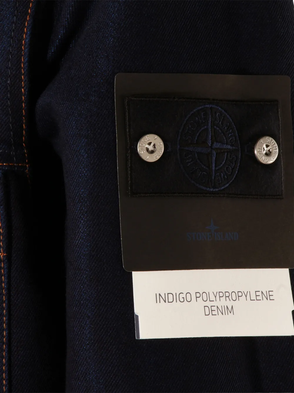 Stone Island patch-pocket shirt jacket Blauw