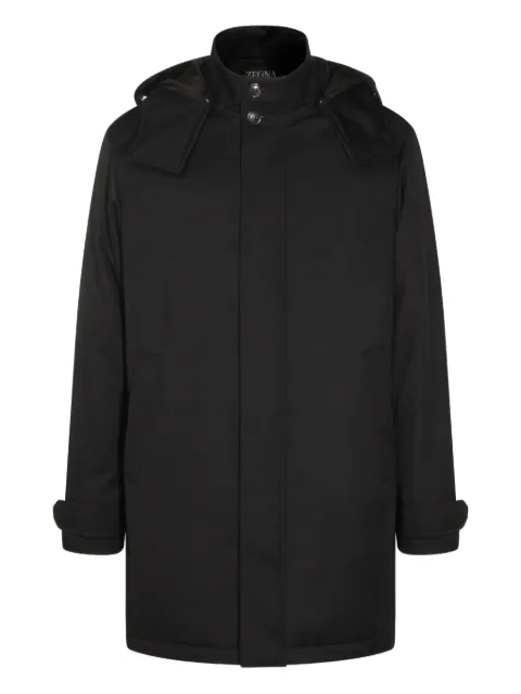 Zegna hooded parka coat