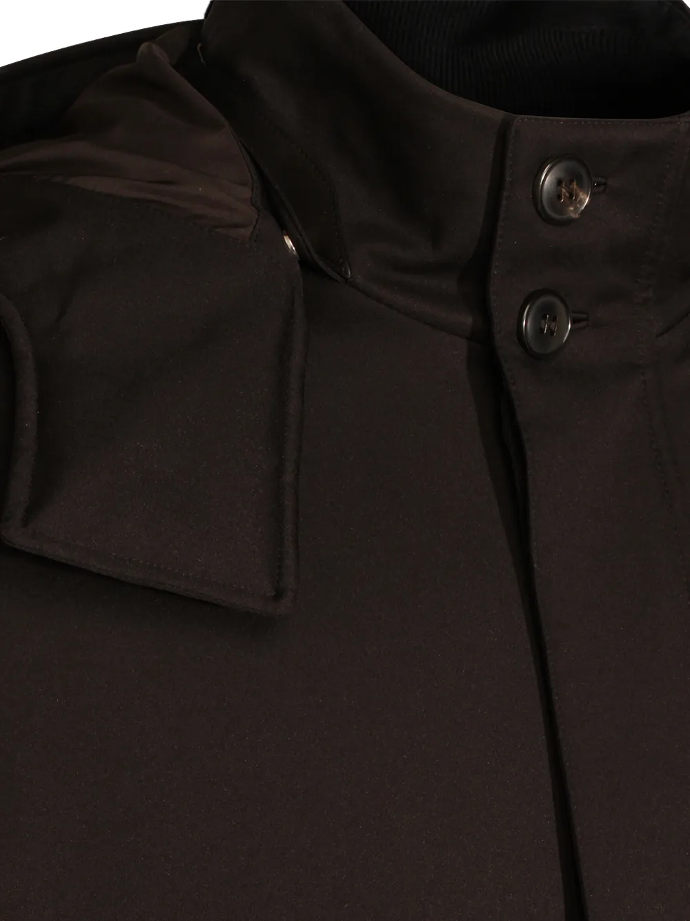 Zegna hooded parka coat Zwart