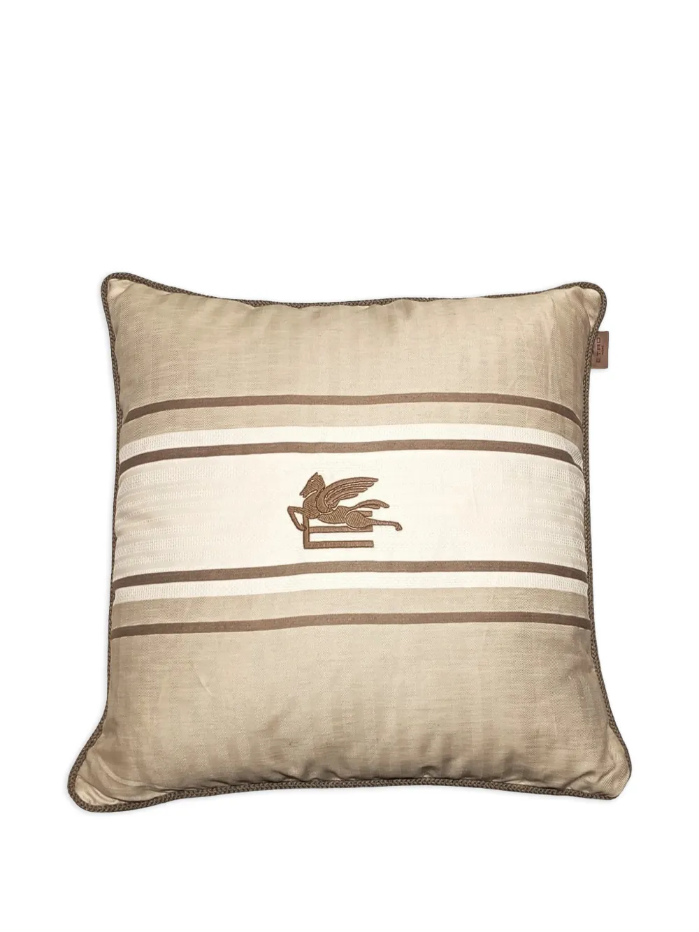 ETRO HOME Almofada com bordado de corda 45sm x 45cm | Neutro | Image 1