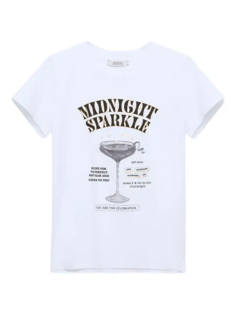 Dorothee Schumacher kortærmet Midnight Sparkle T-shirt med tryk