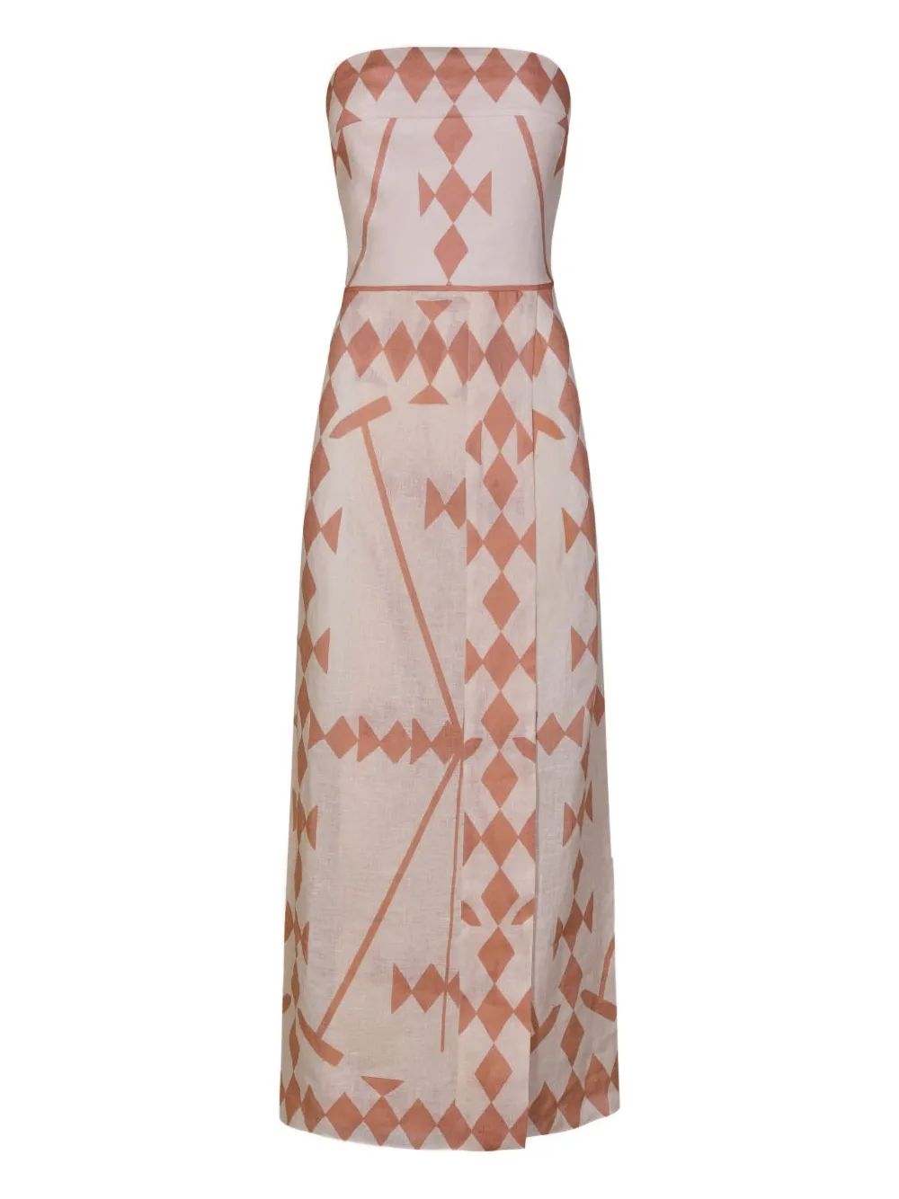 Johanna Ortiz Piedra Del Sol geometric dress - Toni neutri