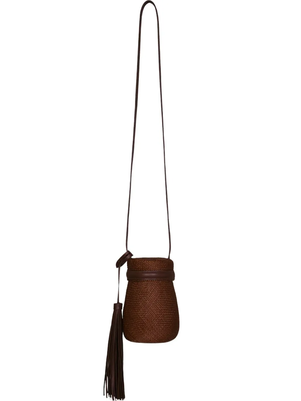 Johanna Ortiz The Provider Tassel Crossbody In Brown