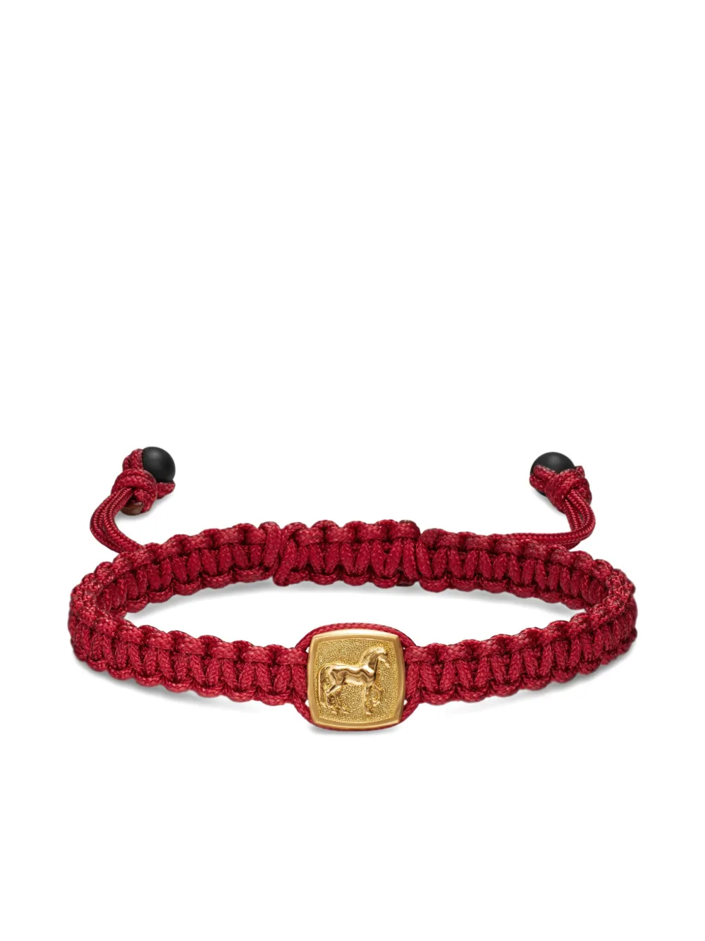 David Yurman 18k Yellow Gold Petrvs Horse-amulet Bracelet In Red
