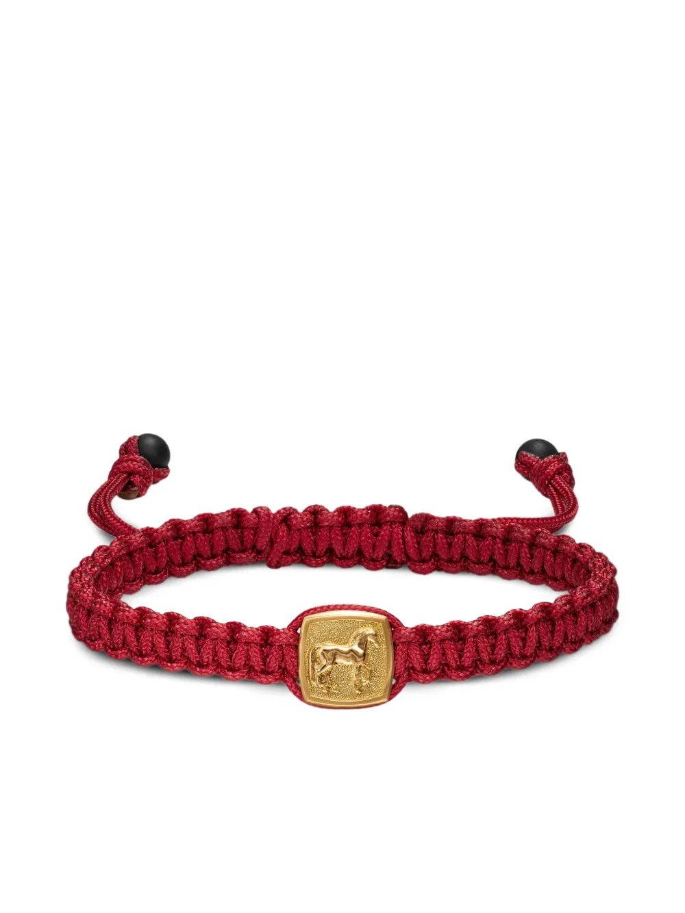 David Yurman bracelet Petrvs en or jaune 18 ct à amulette cheval | rouge | Image 1