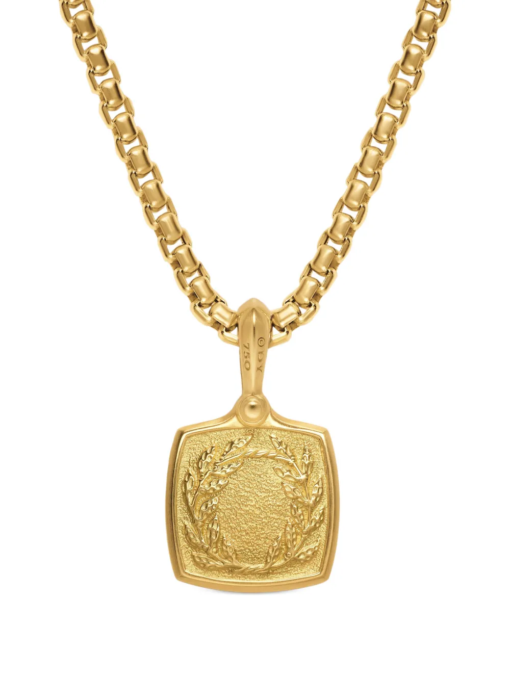David Yurman 18k Yellow Gold Petrvs Horse-amulet Necklace In Gold