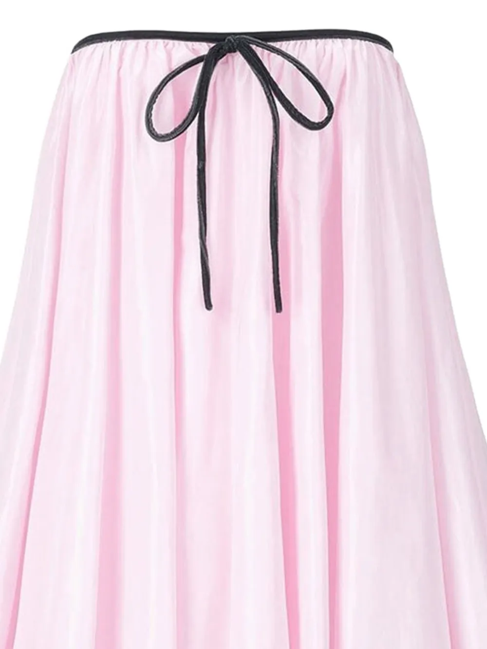 STAUD Sofia tie mini dress - Roze