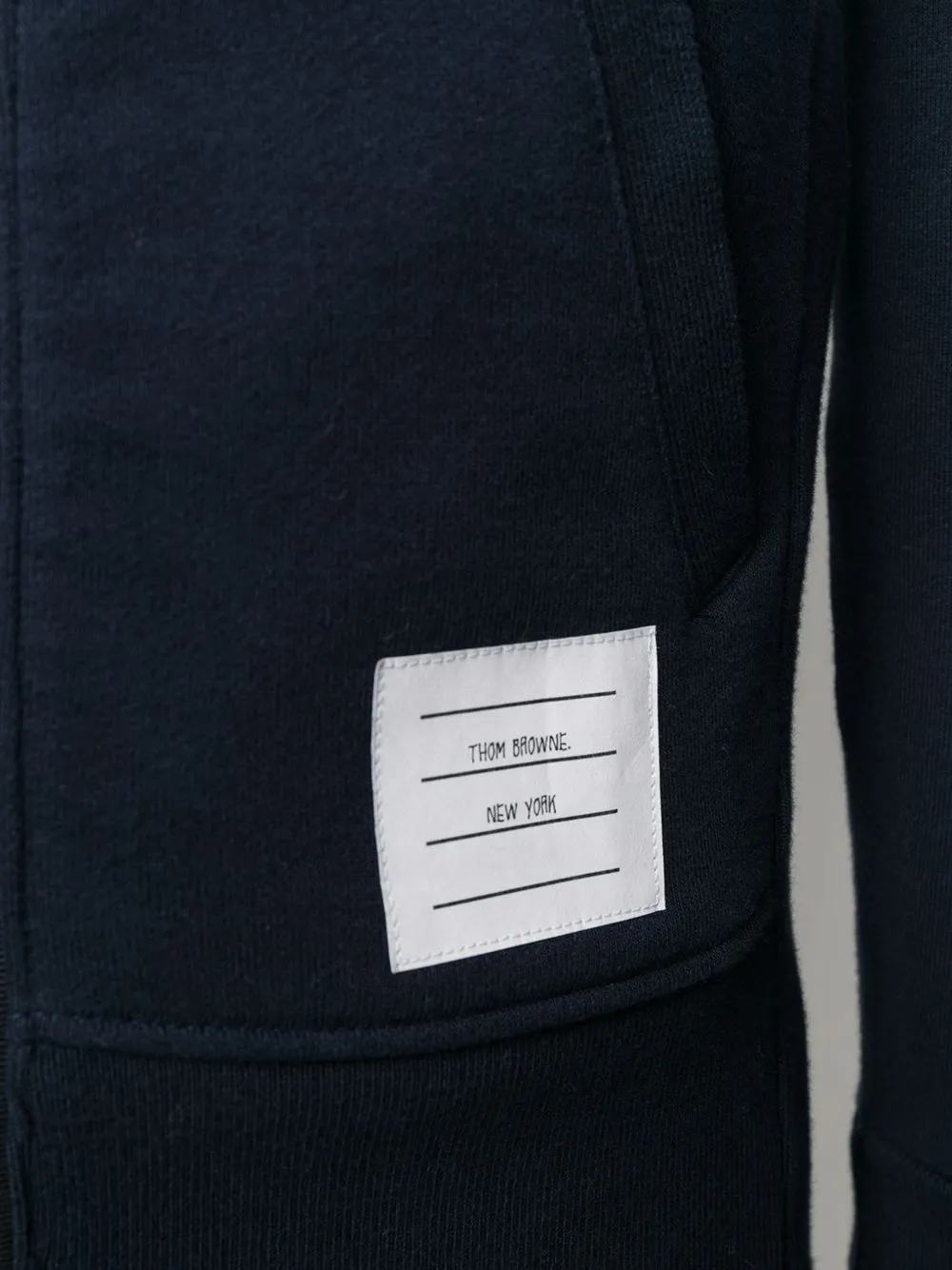 Thom Browne stripe-detailed zip-fastening hoodie | Hoodies | Image 2